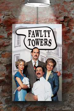 Fawlty Towers | John Cleese | Premium Gloss Poster | TV Show Design