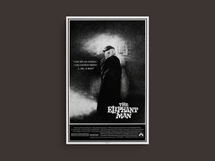 The Elephant Man Canvas Print John Hurt | Film Poster Art Vintage Decor Etsy Shopify