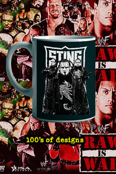 STING 11oz Mug | WWE Icon STING | Wrestling Legend STING | Unique STING Design