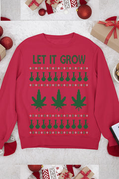 UGLY Herbal Leaf Let it Grow | Christmas Festivity | 70s Retro Inspired | Holiday Cheer