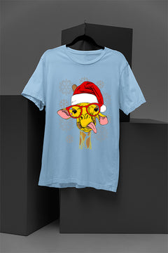 UGLY Goofy Giraffe in Santa Hat | Retro Christmas Ugly Design | Vintage 90