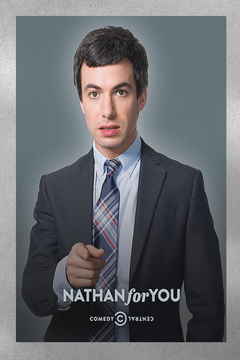 Nathan for You Premium Gloss Poster | Nathan Fielder TV Show | Comedy Central Design | Fan Art Print | Dorm Room Decor