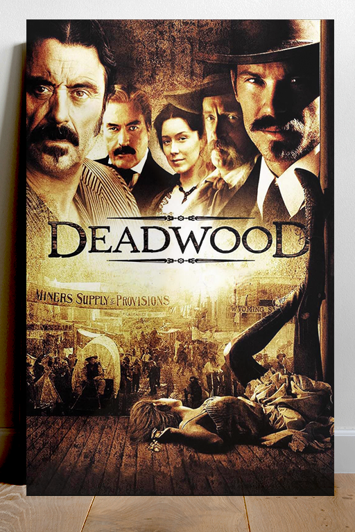 Deadwood Timothy Olyphant Premium Gloss Poster | TV Show Deadwood Design | Vintage Western Wall Art