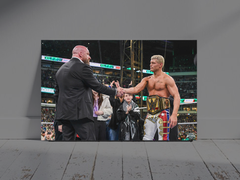 Wrestlemania 40 Premium Gloss Poster | Triple H And Cody Rhodes Undisputed Wrestlemania 40 Design | Official Event Image | Limited Edition Print