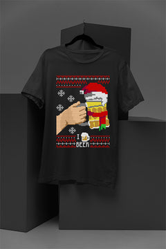 UGLY Festive Cheers: I Love Beer | Christmas Cheer | Ugly Sweater Design | Retro