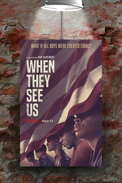 When They See Us Premium Gloss Poster | Jharrel Jerome | Ava DuVernay | TV Show Home Decor | Gift Idea for When They See Us Fans | Room Wall Art