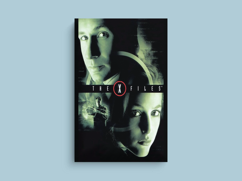 The X Files Canvas Print Mulder and Scully | TV Show Art Decor | Sci-Fi Poster Wall Hanging | David Duchovny Gillian Anderson Merchandise