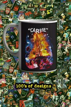 Halloween Carrie 11oz Mug | Horror Film Poster Design | Scary Movie Lover Gift | Classic Film Fan Collectible