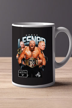 BROCK LESNAR 11oz Mug | WWE Superstar Brock Lesnar | Wrestling Fan Gift