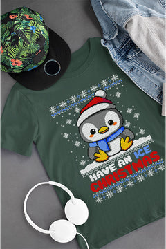 KIDS UGLY: Penguin Parade | Have an Ice Christmas | Kids Christmas Ugly Design |