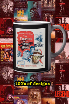 The Treasure of the Sierra Madre 11oz Mug | Film Memorabilia | Humphrey Bogart Tribute Mug