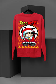UGLY Dragon Ball Z Goku Christmas Chaos Sweatshirt | Ugly Christmas Sweater | Anime Xmas