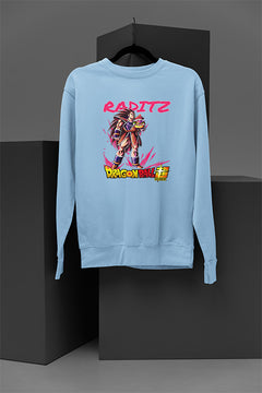 Raditz Dragon Ball Z Sweatshirt | Saiyan Power Sweater | Anime Lover Crewneck | Raditz Saga Sweat