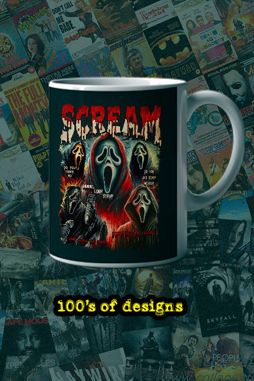 Halloween Ghostface 11oz Mug | Horror Film | Ghostface Design