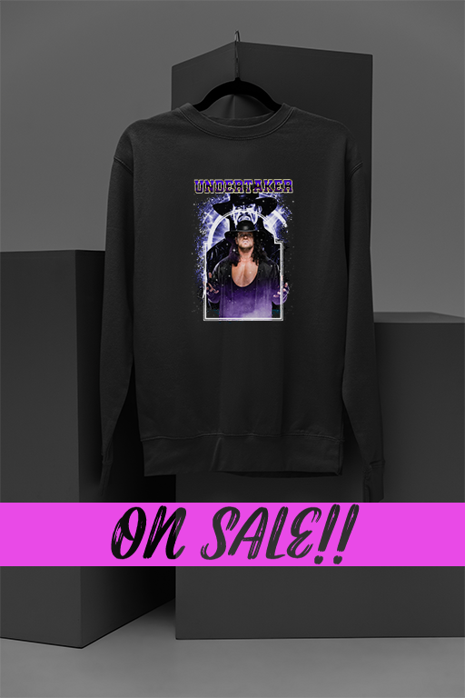 The Undertaker WWE Sweatshirt | Phenom Legend Vintage Tee | Iconic Deadman Merch | Att