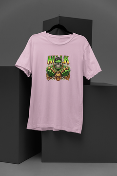 "Unleash Your Inner Hero with The Hulk Skull Gold Bling Tee | Marvel Comics Inspired | Trendy Graphic Shirt for Superhero Fans"