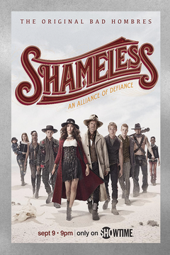 Shameless USA Poster featuring Emmy Rossum and William H. Macy | Premium Gloss | TV Show Memorabilia | Unique Fan Art