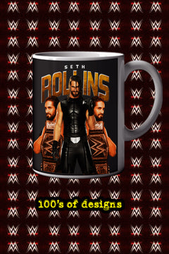 SETH ROLLINS 11oz Mug | Pro Wrestling Collectible | SETH ROLLINS Design | Wrestling Fan Gift
