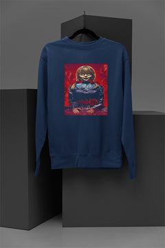Horror | Annabelle The Conjuring | Cozy Pullover | Warm Sweatshirt | Halloween