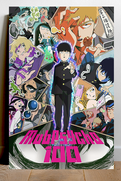 Mob Psycho 100 Poster featuring Shigeo Kageyama | Premium Gloss Print for Anime Fans | Anime Wall Art | TV Show Merchandise