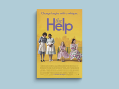 The Help Canvas Print | Emma Stone | Film Poster Design | Vintage Movie Decor | Wall Art Print | Classic Cinema Memorabilia