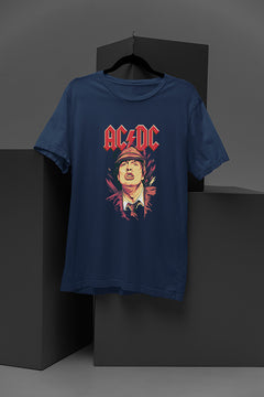 ACDC Angus Rock Band Tee | Vintage-inspired Rock Shirt | ACDC Fan Favorite | Retro 80s Rock Style | Angus Young Inspired Design | Classic Rock Band Fashion