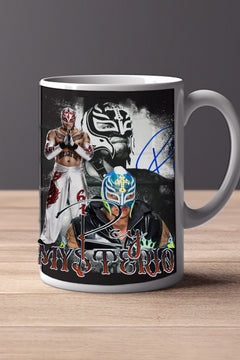 Rey Mysterio 11oz Mug | Pro Wrestling Icon Image | Collector's Item | Wrestling Legend Merchandise | Rey Mysterio Gift