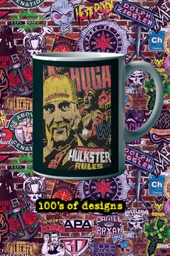 Hulkamania Lives 11 oz Mug | Classic WWF Tribute | Retro Hulk Rules Cup