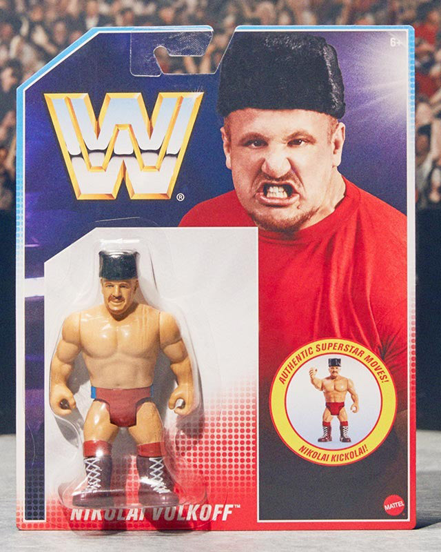 WWE Rare Nikolai Volkoff Collectors Edition  Wrestling Action Figure- Mattel Creations-Original In Box