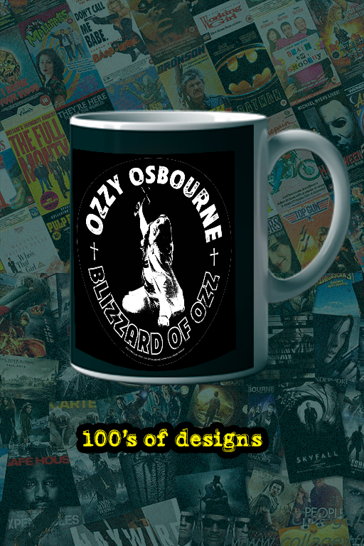 Ozzy Osbourne Blizzard of Ozz 11oz Mug | Classic Rock Album Tribute | Iconic Metal Legend Cup