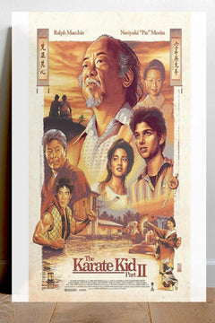 Karate Kid Trilogy Bundle -3-Poster Wall Art – Karate Kid I, II, III – 24x36 inch
