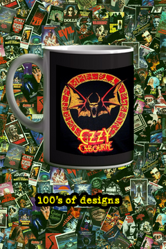 Ozzy Osbourne Hellbat 11oz Mug Rock Legend Tribute | Gothic Bat Emblem | Ceramic Coffee Cup