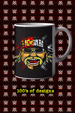 Hulk Hogan NWO Split Face Mug | 11oz Wrestling Icon Cup | Classic vs. Hollywood Tribute